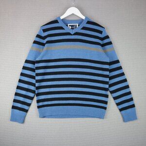 Code Y2K Striped Sweater Mens Medium